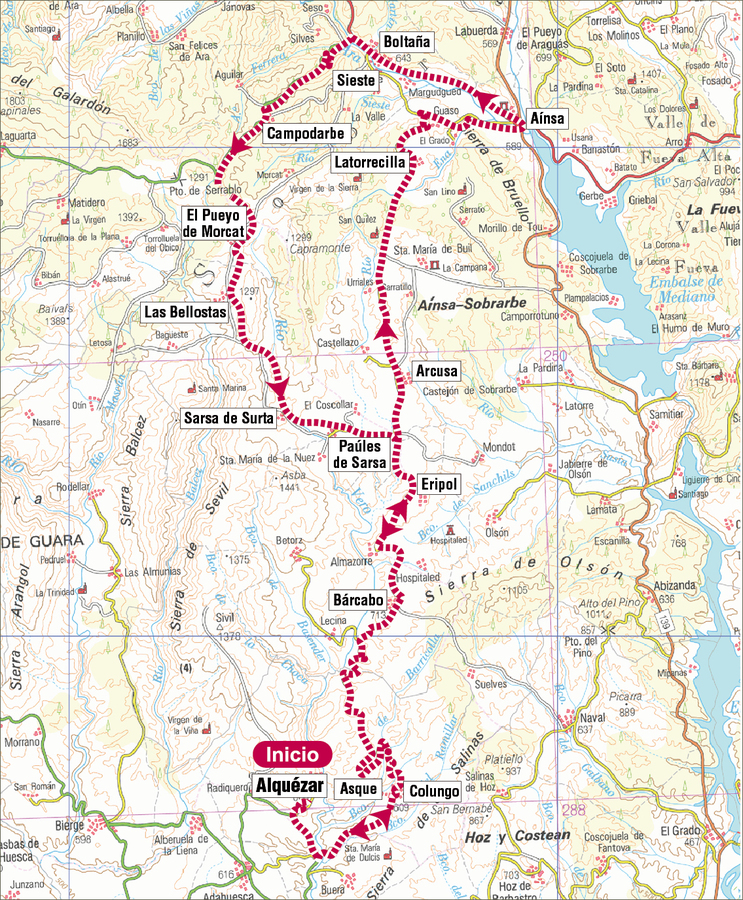 MAPA-Ruta5 BTTC Alquezar